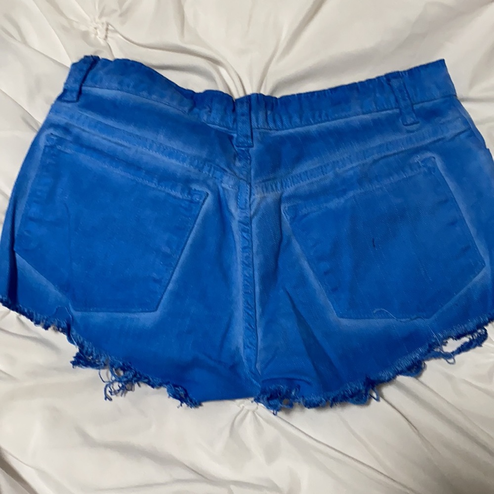 O2 Denim Blue Shorts - Picture 2 of 3